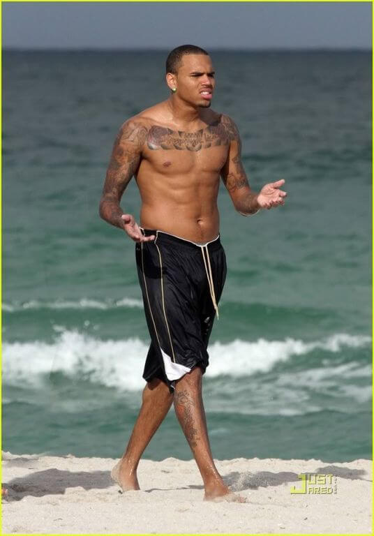 Chris Brown height and weight