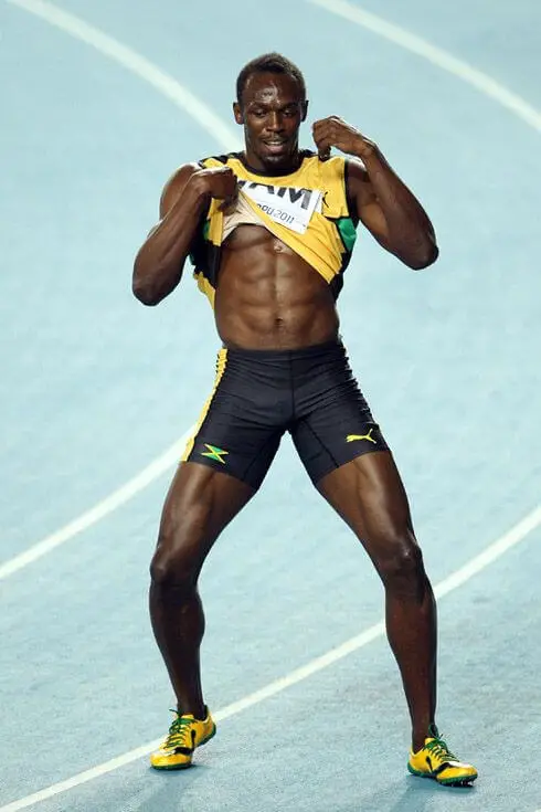 Usain Bolt, Height, Weight, Body Fat Percentage,