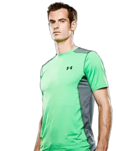 Andy Murray in a sport outfit