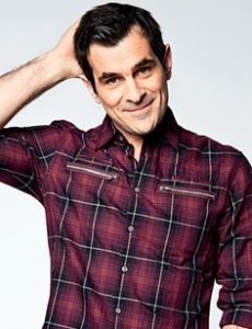 Ty Burrell elegant with a square shirt